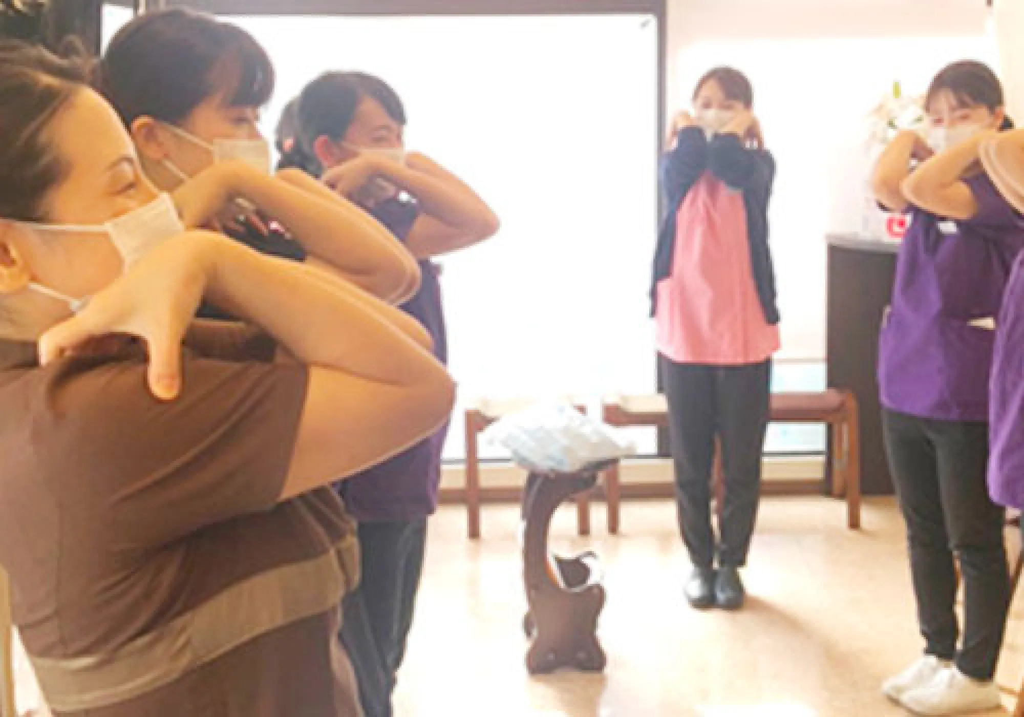 朝礼時の運動